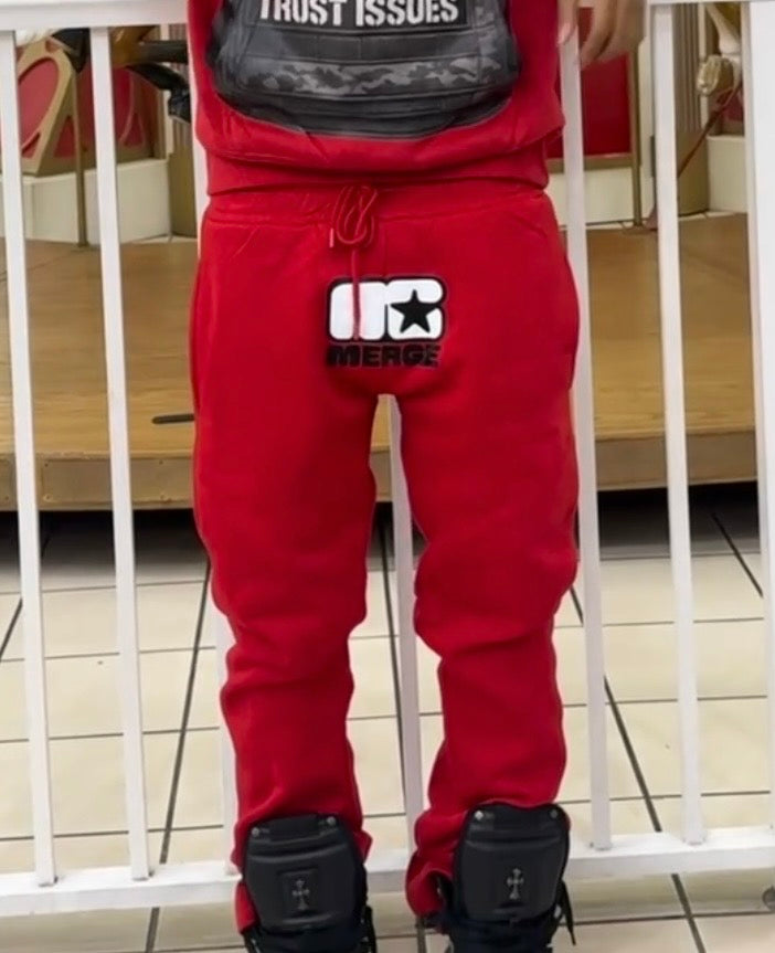 TRUST ISSUES RED SWEATS