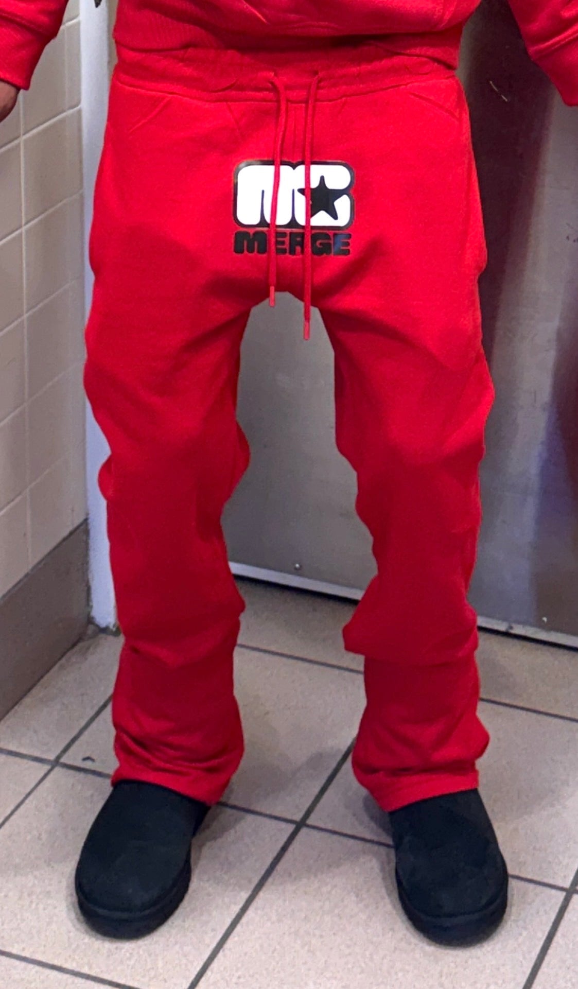 TRUST ISSUES RED SWEATS